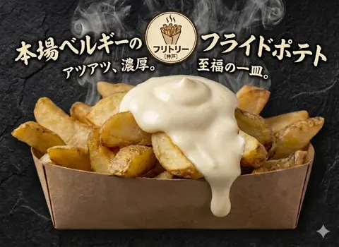 明洞のベルギーフリッツポテト